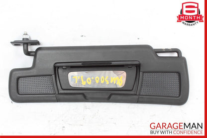 05-11 Mercedes R171 SLK300 Front Left Side Sun Visor Sunvisor Shade Cover Black