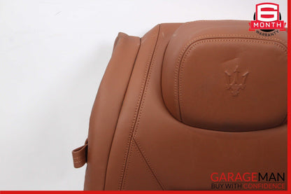 14-17 Maserati Ghibli Rear Right Side Top Upper Seat Cushion Cover Brown