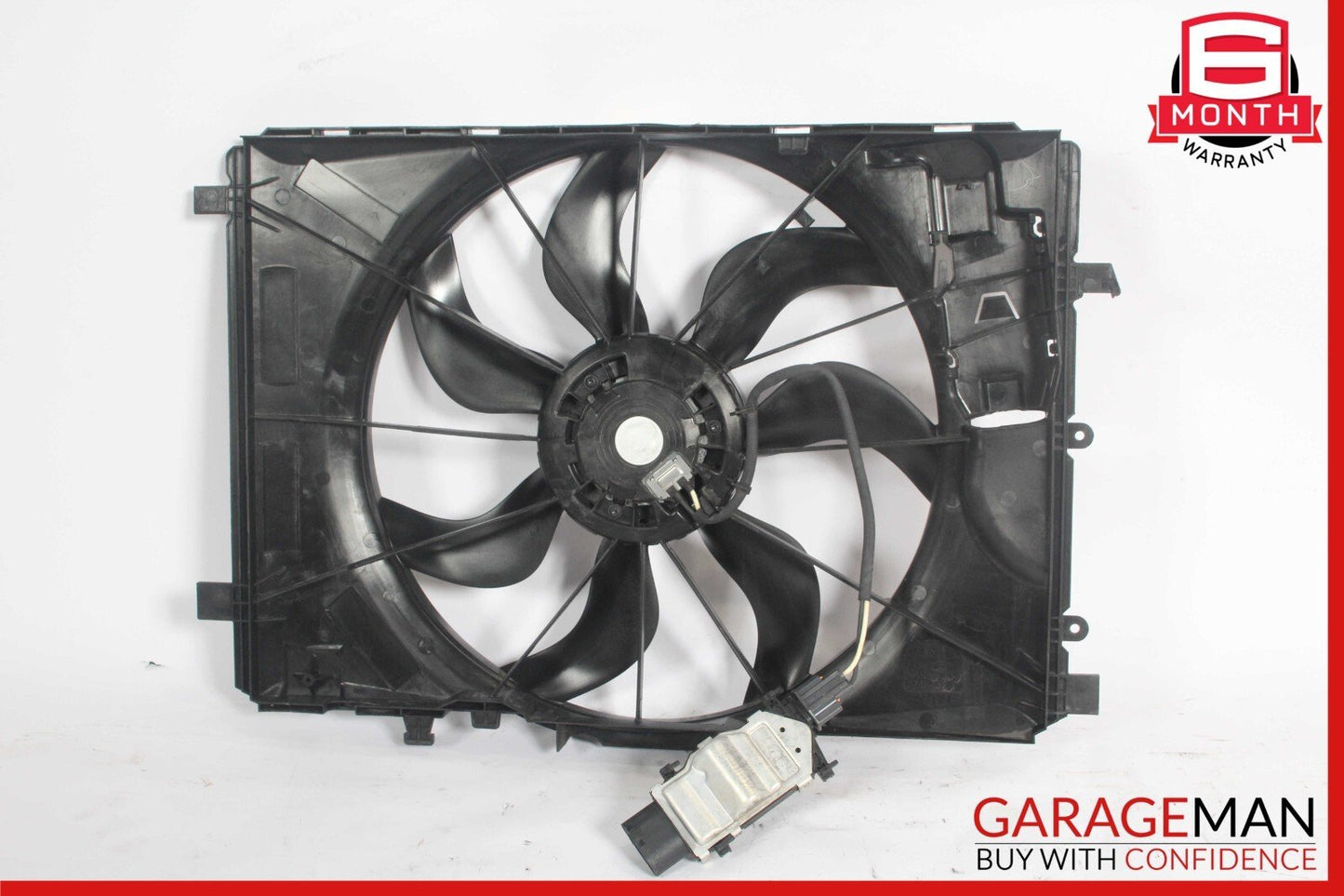 12-20 Mercedes W117 CLA250 SLK250 Engine Radiator Cooling Fan Motor Shroud Assy