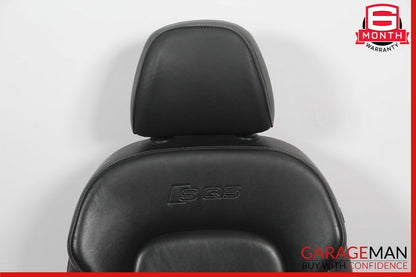 09-17 Audi Q5 Front Left Side Complete Seat Cushion Cover Assembly Black