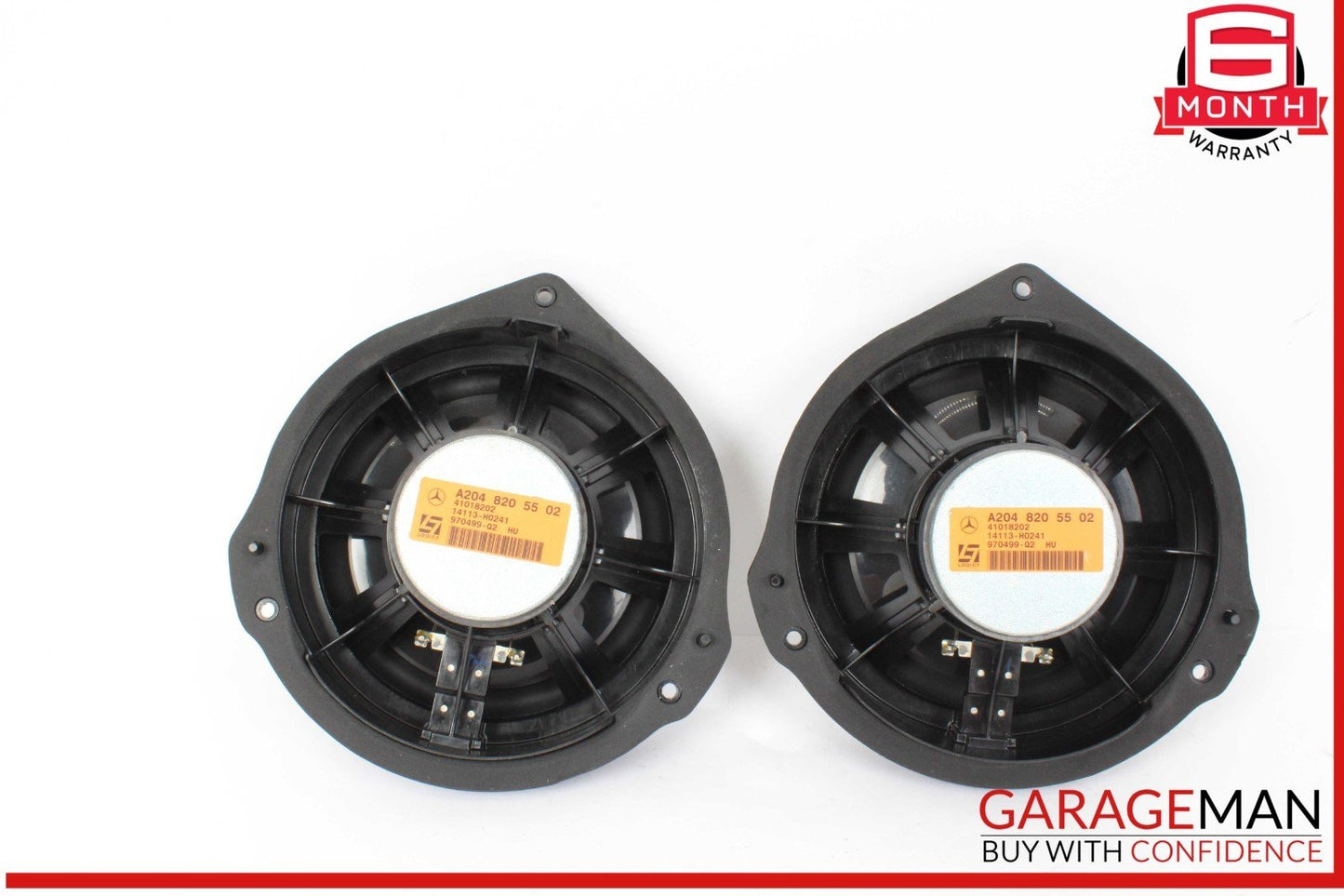 08-18 Mercedes W218 CLS550 E400 Front Door Audio Speaker Logic 7 Set of 2 Pc OEM