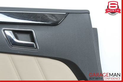 10-13 Mercedes W212 E350 E550 Rear Left Interior Door Panel Cover OEM