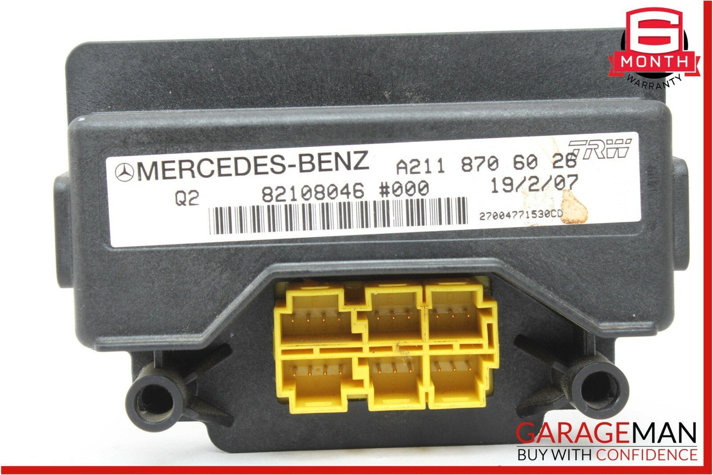 06-09 Mercedes W211 E350 R350 ML550 Seat Weight Sensor Control Module OEM