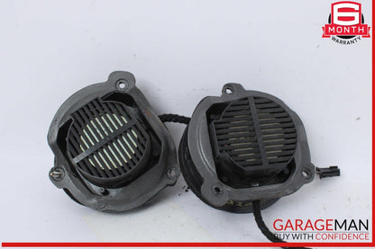 96-03 Mercedes W210 E320 Rear Right & Left Side Door Sound Speakers Set OEM