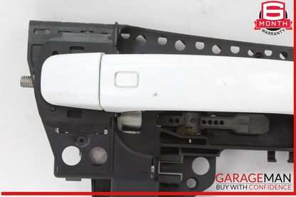 09-16 Audi A4 A5 Right Passenger Side Exterior Door Handle White 8T0837886A OEM