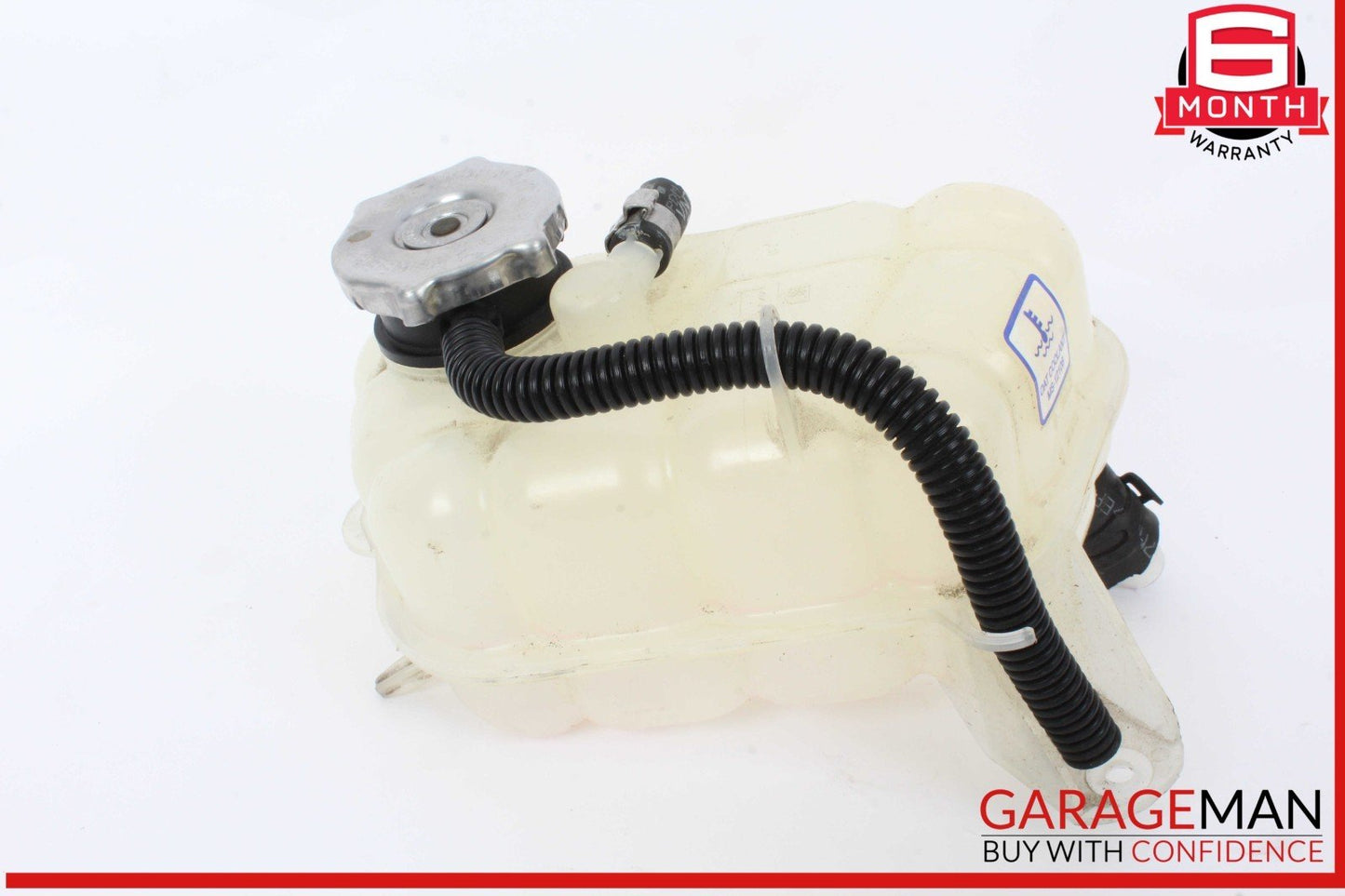 12-19 Fiat 500E Water Coolant Expansion Tank Reservoir 52126409AB OEM