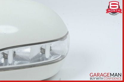 06-10 Mercedes W251 R350 R500 Front Left Side Mirror Door Rear View White OEM