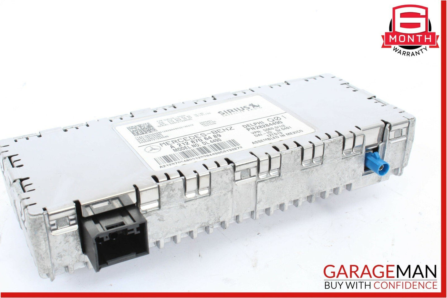 12-14 Mercedes W204 C300 CLS500 Sirius Satellite Radio Receiver Control Module