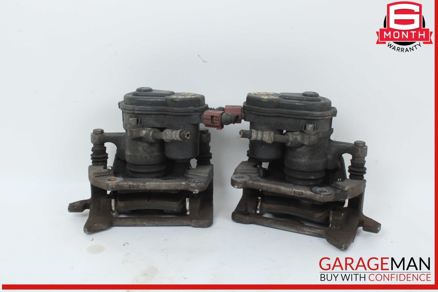09-17 Audi Q5 Rear Left and Rear Right Side Brake Caliper Calipers Set of 2 OEM
