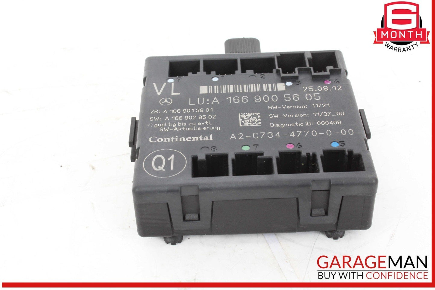 12-19 Mercedes X166 GL450 Front Left Drive Side Door Control Module Unit OEM