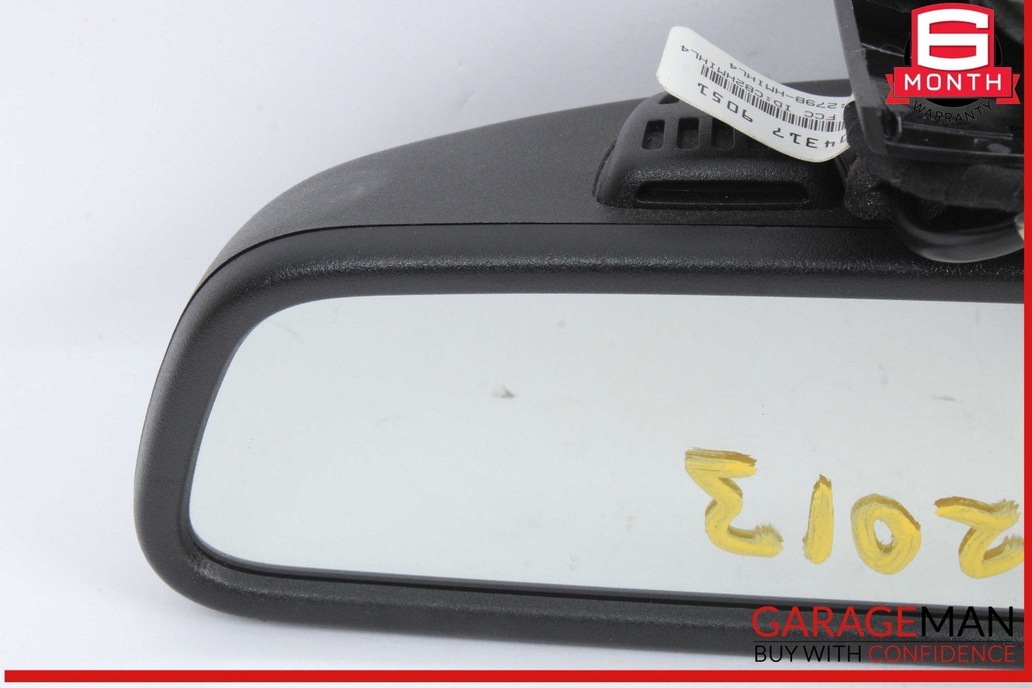 12-17 Mercedes W204 C250 GLK350 Top Upper Interior Rear View Mirror Black OEM