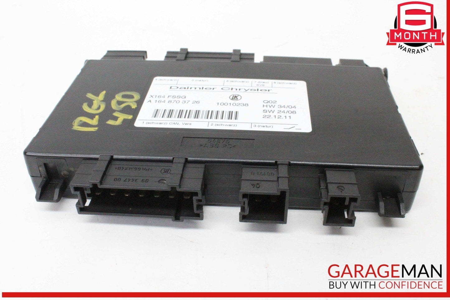 07-12 Mercedes X164 GL450 4MATIC Third Seat Row Power Folding Control Module OEM