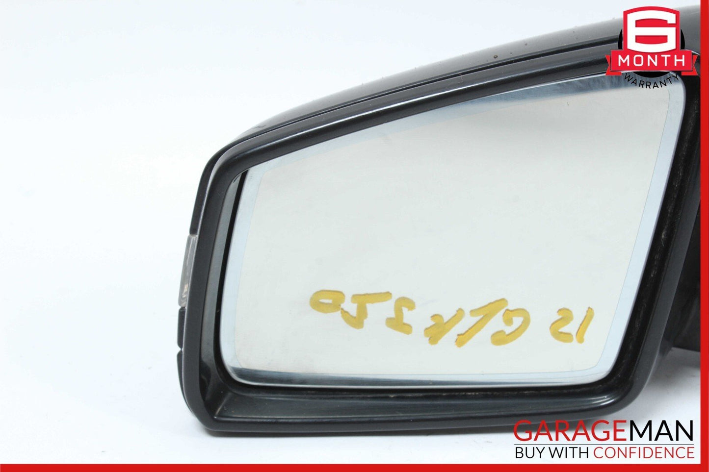 10-12 Mercedes X204 GLK350 Left Driver Side Rear View Door Mirror Black OEM