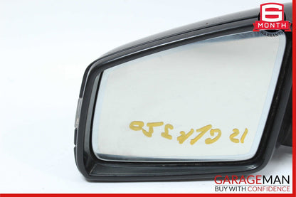 10-12 Mercedes X204 GLK350 Left Driver Side Rear View Door Mirror Black OEM