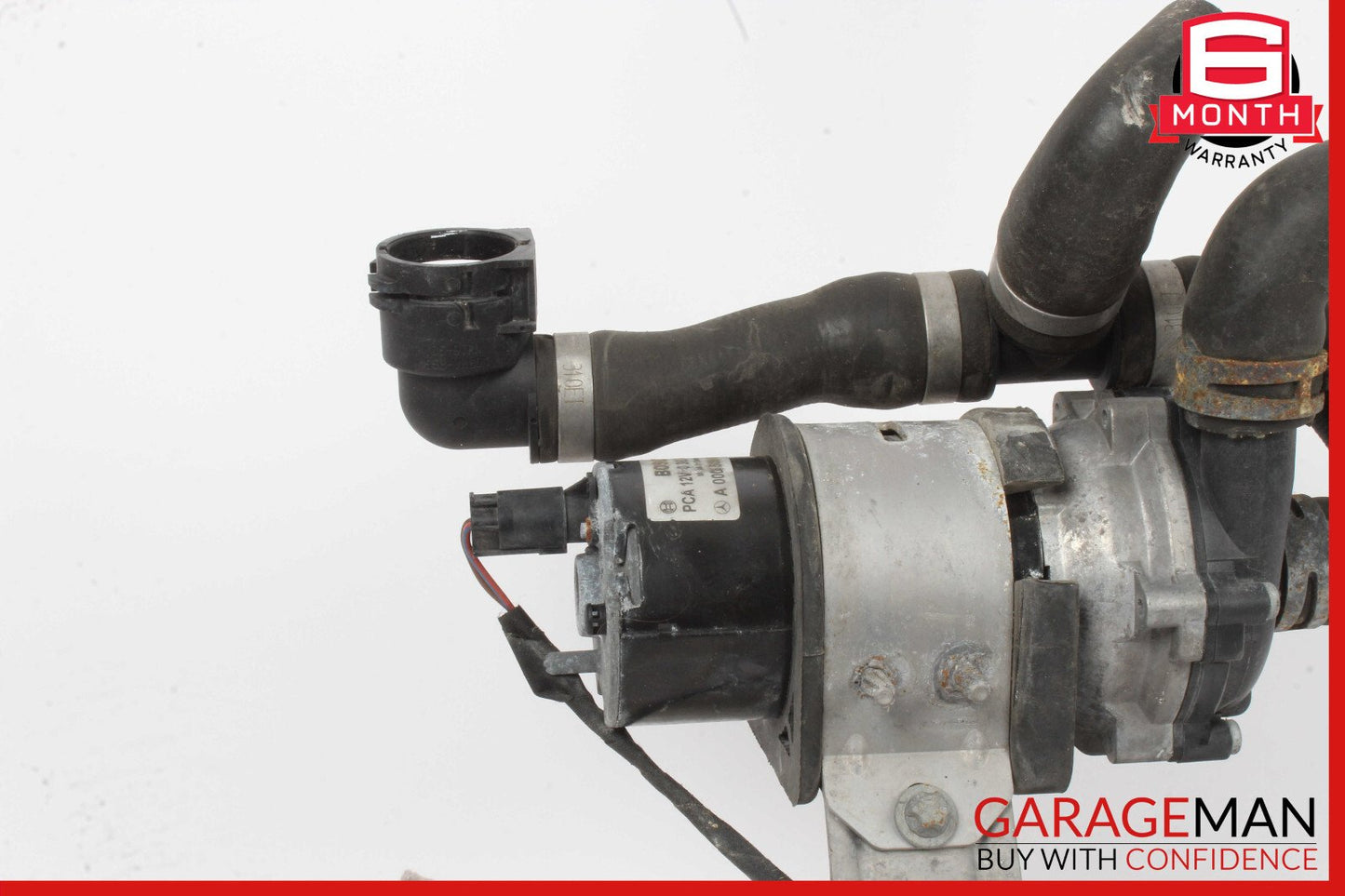 10-16 Mercedes W212 E350 Auxiliary AUX Circulation Water Pump w/ Bumper Bracket