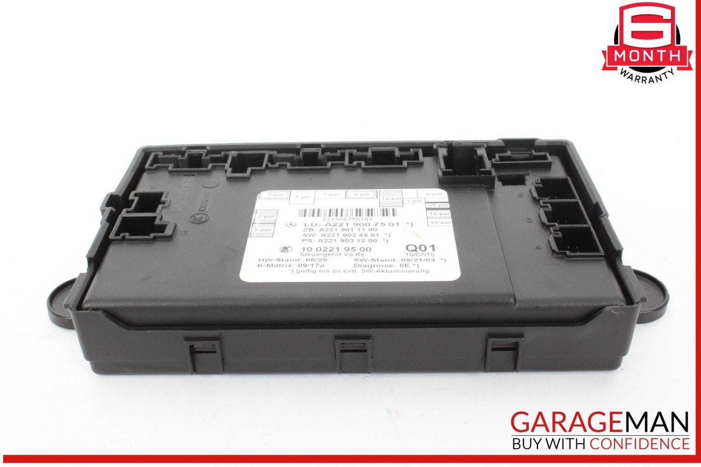 07-13 Mercedes W221 S550 S400 Front Right Side Door Control Module 2219007501