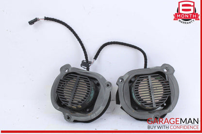 96-03 Mercedes W210 E320 Rear Right & Left Side Door Sound Speakers Set OEM