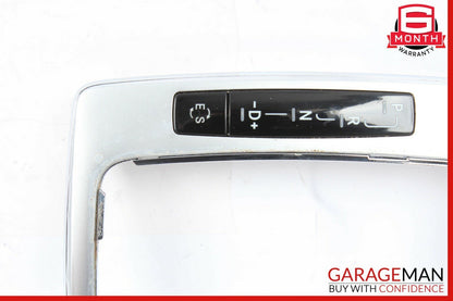 08-14 Mercedes C250 GLK350 E350 Center Console Shift Shifter Bezel Trim Silver