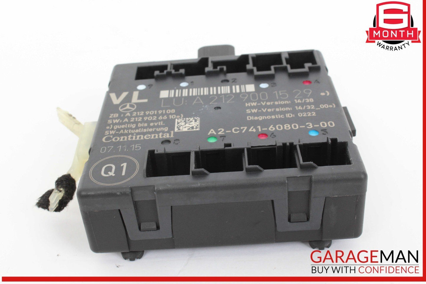 08-18 Mercedes W212 E350 E550 Front Left Side Door Control Module Unit OEM