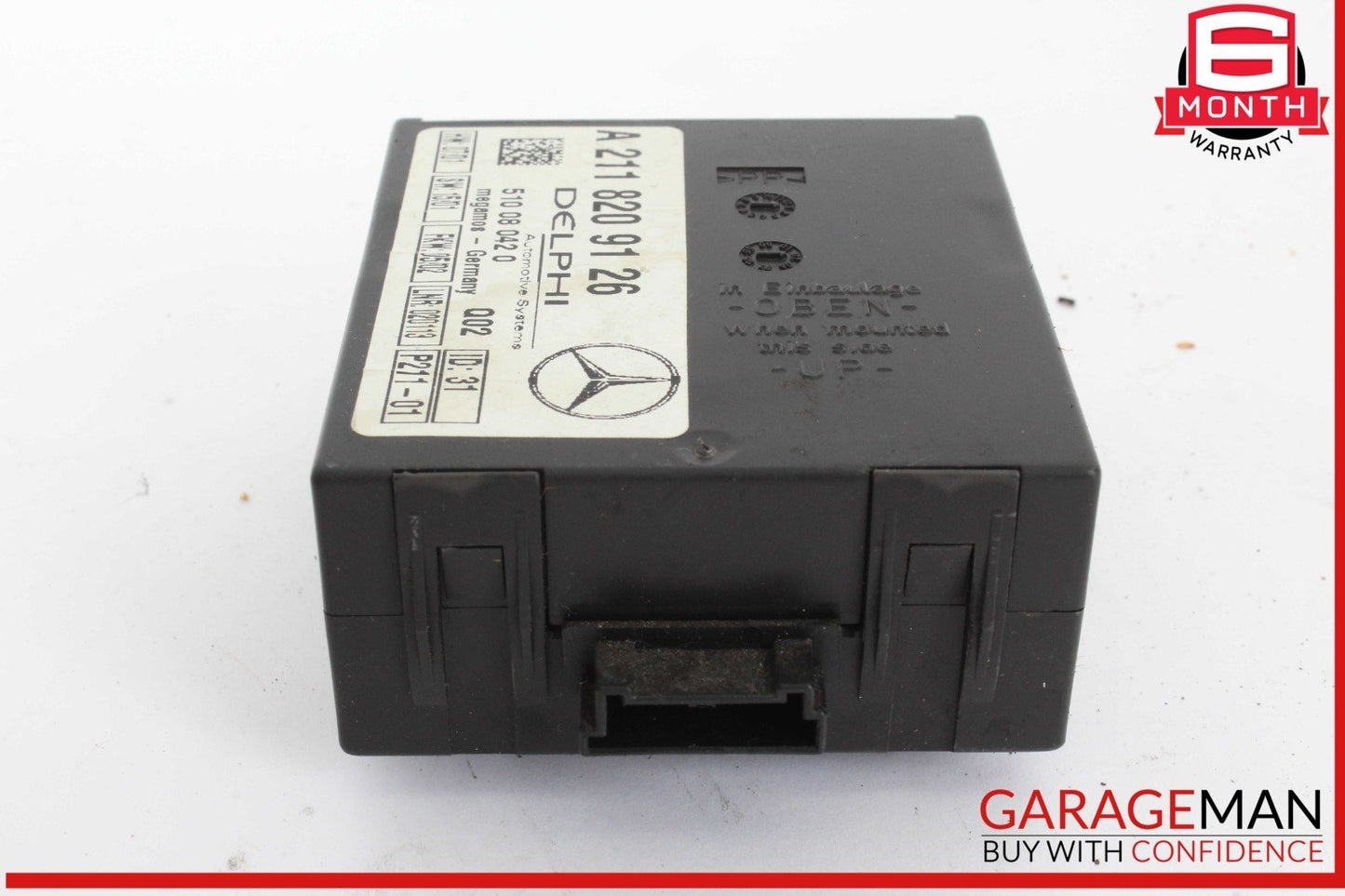 00-12 Mercedes R230 SL500 C230 S430 E320 Anti Theft Alarm Module 2118209126 OEM
