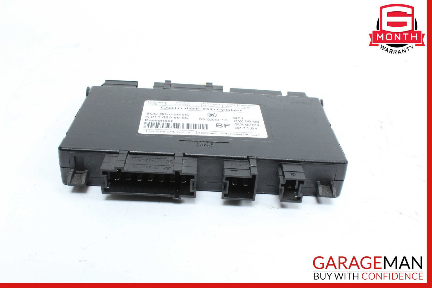03-11 Mercedes W219 CLS500 Under Seat Control Module Front Right OEM