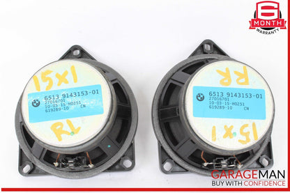 12-15 BMW X1 Front/Rear Left & Right Mid Range Speaker Speakers Set of 2
