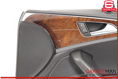 12-18 Audi A6 Front Right Passenger Interior Door Trim Panel Cover Assy OEM