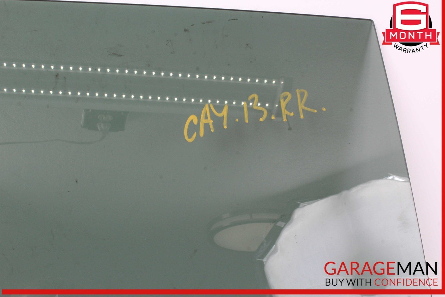 11-18 Porsche Cayenne 958 Rear Right Passenger Side Door Window Glass OEM