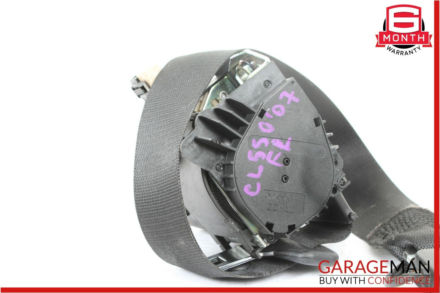 07-10 Mercedes W216 CL550 Front Left Side Seat Belt Seatbelt Retractor Black OEM