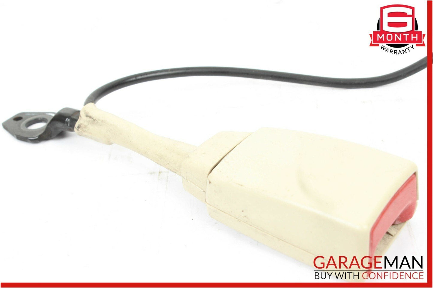 03-08 Mercedes R230 SL500 Front Left / Right Seat Belt Receiver Buckle Beige OEM