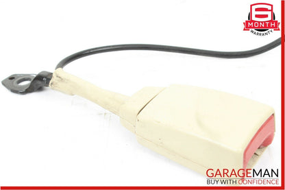 03-08 Mercedes R230 SL500 Front Left / Right Seat Belt Receiver Buckle Beige OEM