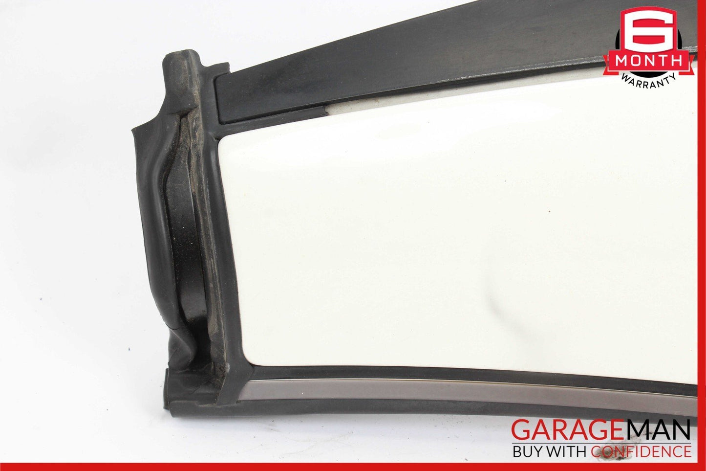 03-12 Mercedes R230 SL500 Rear Left Convertible Roof C Pillar Hinge Cover White