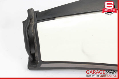 03-12 Mercedes R230 SL500 Rear Left Convertible Roof C Pillar Hinge Cover White