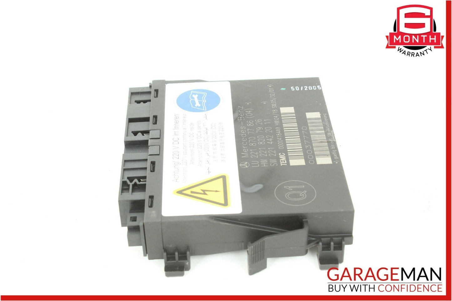 07-09 Mercedes W221 S550 Front Left Side Seat Computer Control Module Unit OEM