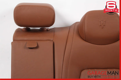 14-17 Maserati Ghibli M157 Rear Left Top Upper Seat Cushion Cover Assy Brown OEM