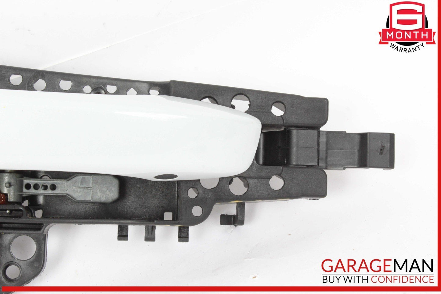 17-24 Audi Q7 Right Passenger Side Exterior Door Handle White 4M0837886A OEM