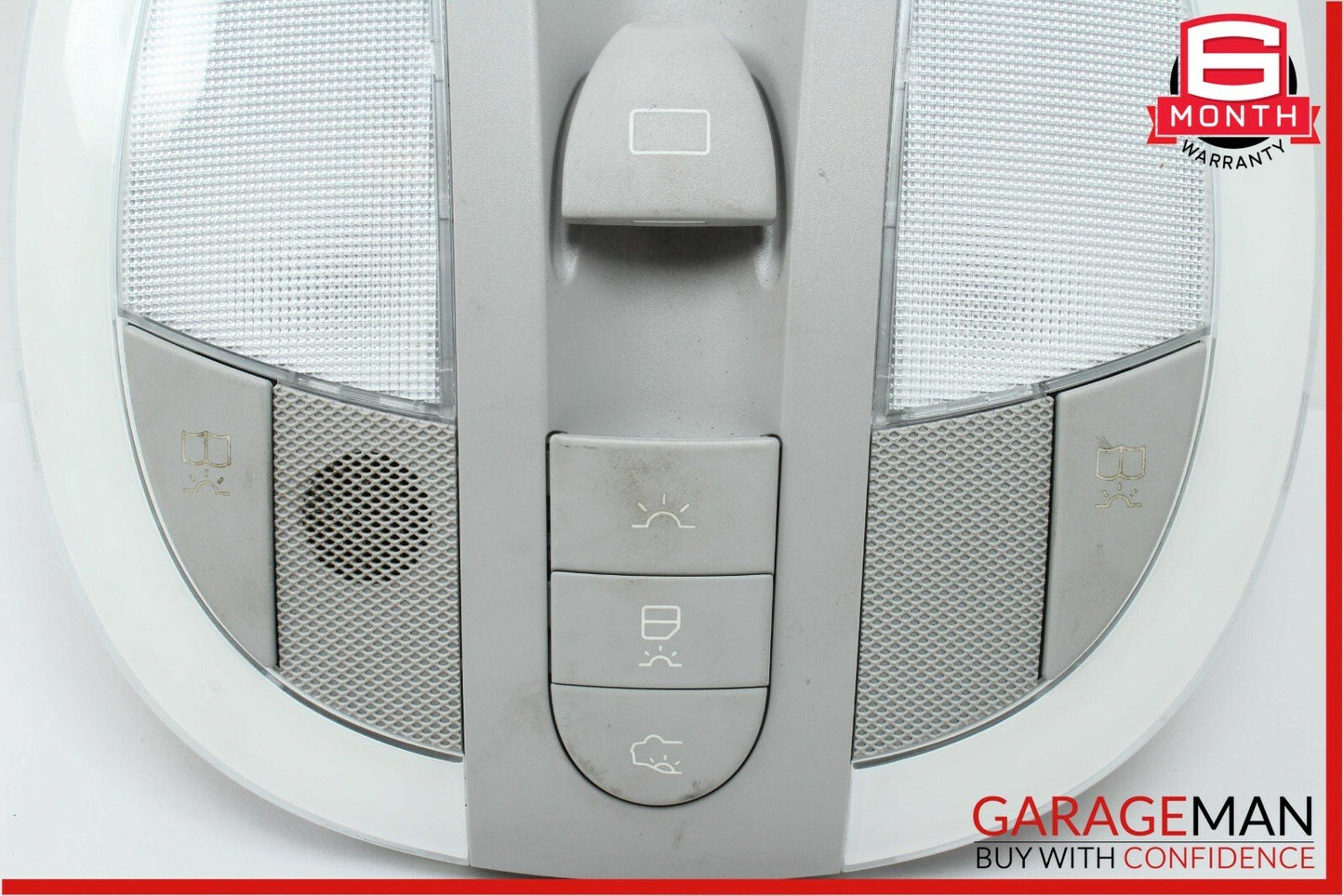 06-11 Mercedes W219 CLS500 Front Upper Overhead Dome Light Sunroof Switch Grey