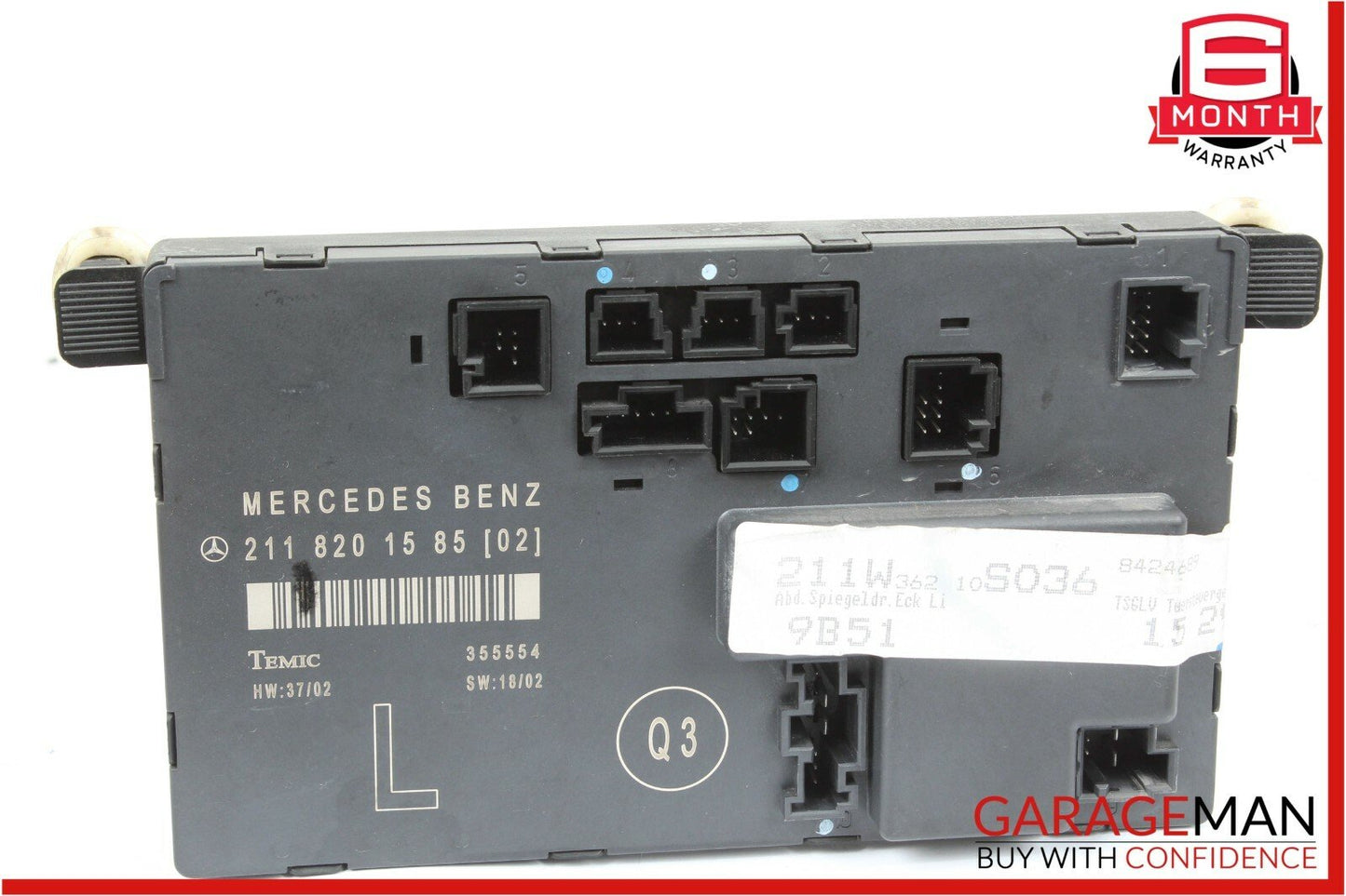 03-09 Mercedes W211 E350 E500 E55 AMG Front Left Driver Door Control Module OEM