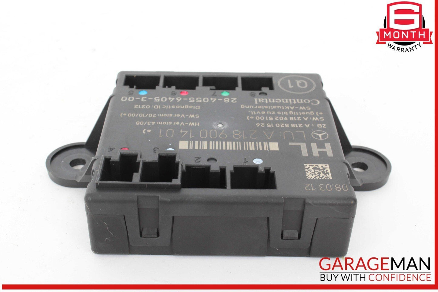 08-18 Mercedes W218 CLS550 C300 E550 Rear Left Side Door Control Module Unit