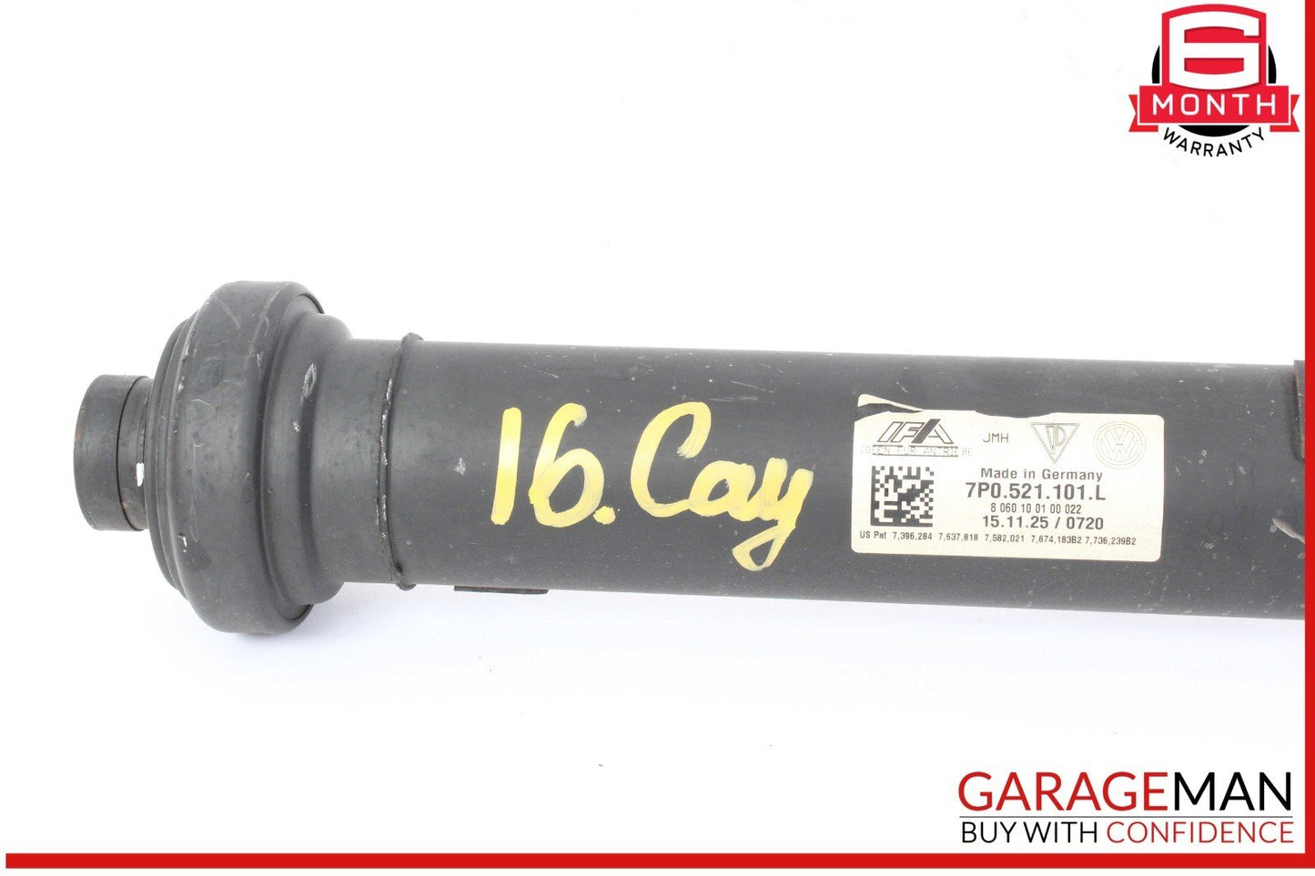 11-18 Porsche Cayenne 958 Front Driveshaft Propeller Shaft 7P0521101L OEM