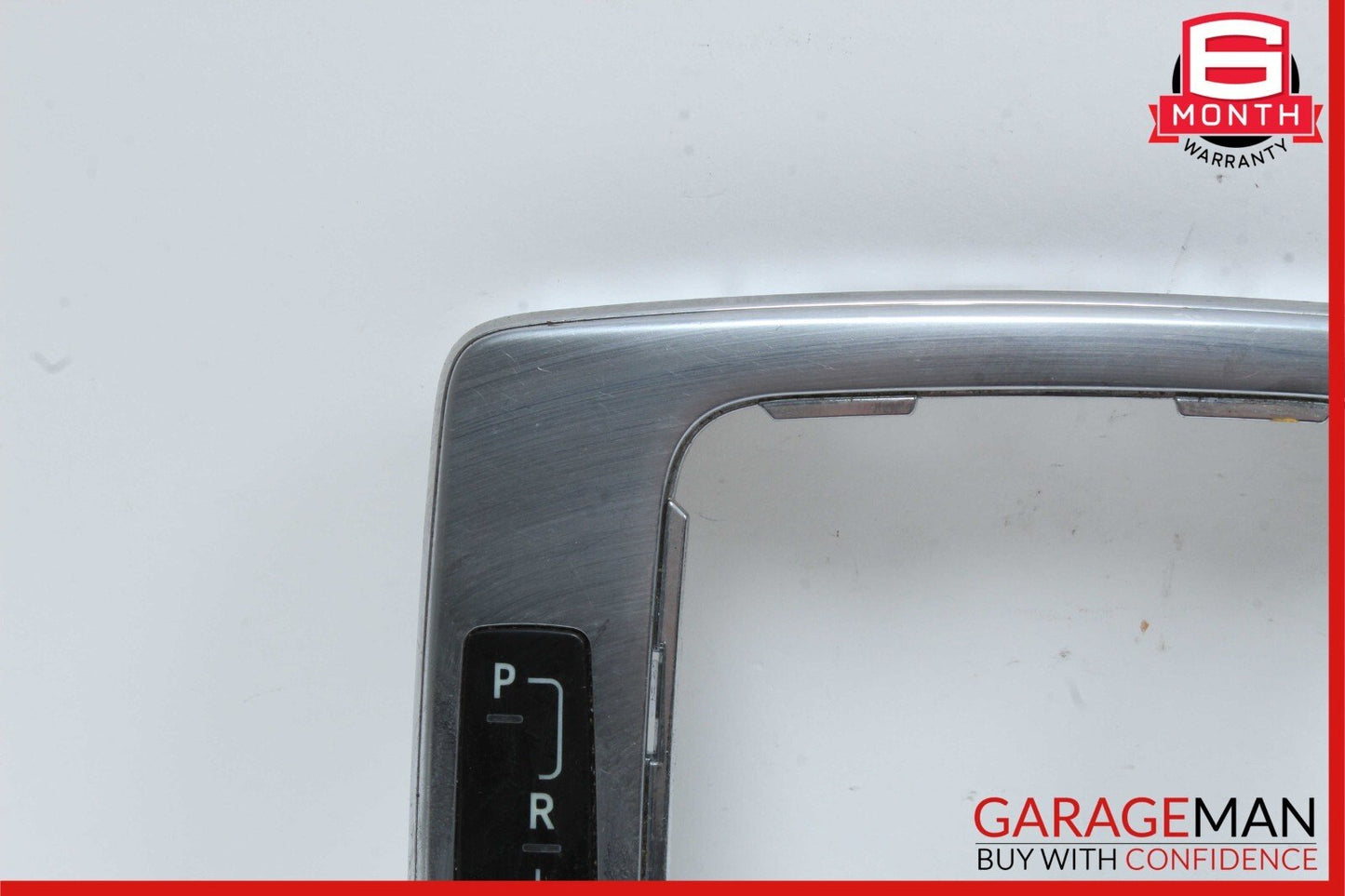 08-14 Mercedes E350 GLK350 C250 Center Console Shift Shifter Bezel Trim Silver