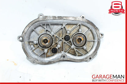 06-10 Mercedes C230 CLK350 E350 Front Left Engine Timing Chain Plate Valve Cover