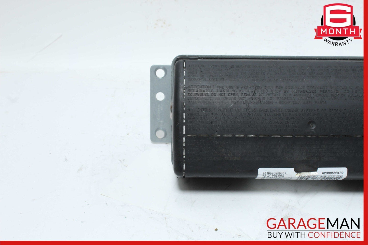 03-12 Mercedes R230 SL600 SL500 SL65 AMG Front Right Side Dash Airbag Air Bag