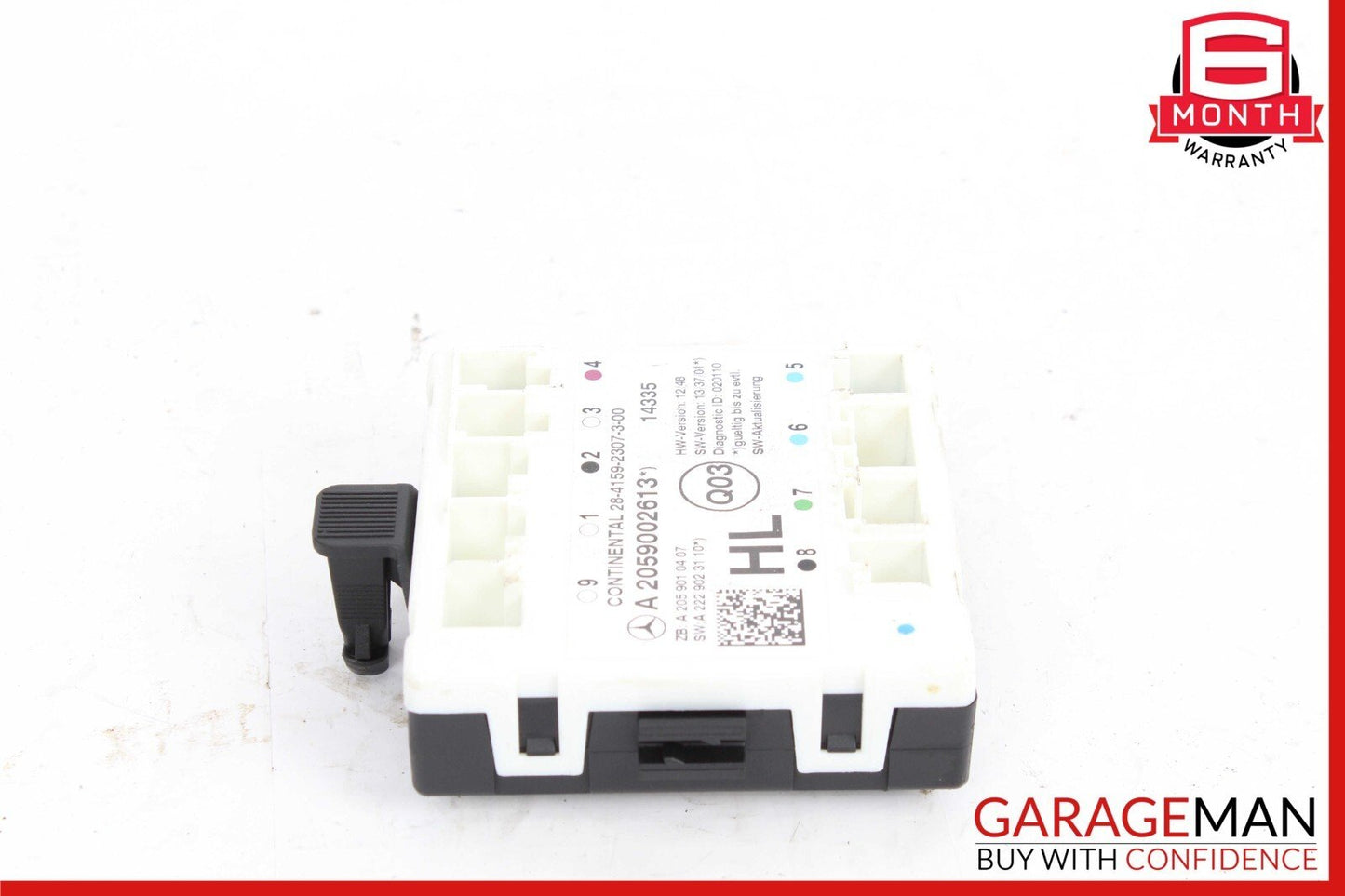 15-18 Mercedes W205 C350e Rear Left Side Door Control Module Unit 2059002613