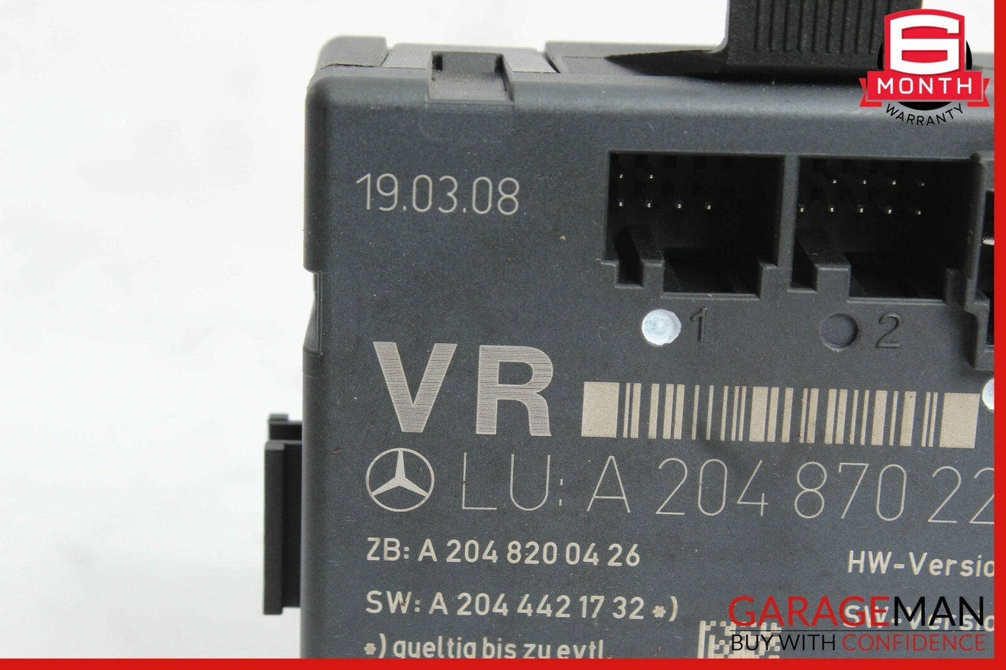 08-14 Mercedes W204 C350 Front Right Passenger Side Door Control Module Unit OEM