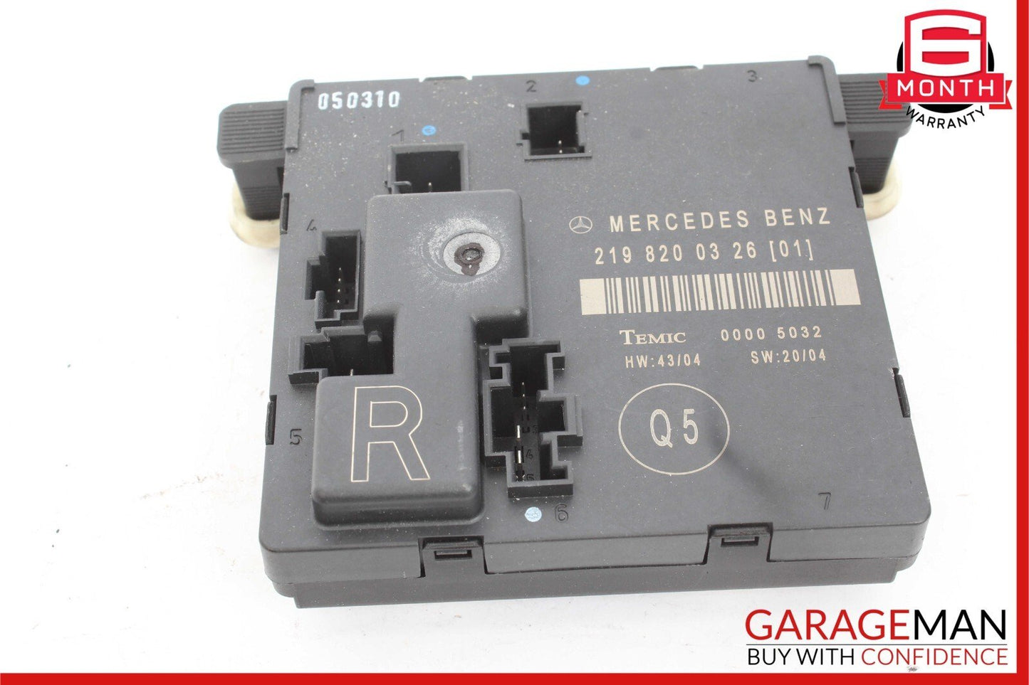 06-11 Mercedes W219 CLS550 CLS55 AMG Rear Right Side Door Control Module OEM