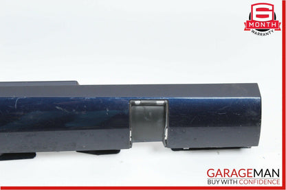 12-16 Mercedes R172 SLK350 AMG Sport Right Side Rocker Skirt Molding Panel Blue