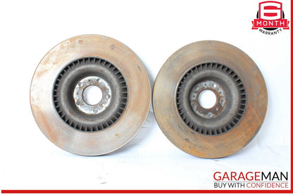 03-18 Bentley Continental GTC Front Brake Rotors Disc Left & Right Set OEM