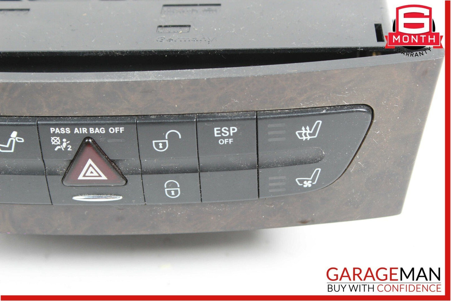 06-11 Mercedes CLS350 CLS500 Dash Hazard Light Switch Door Lock Control Panel