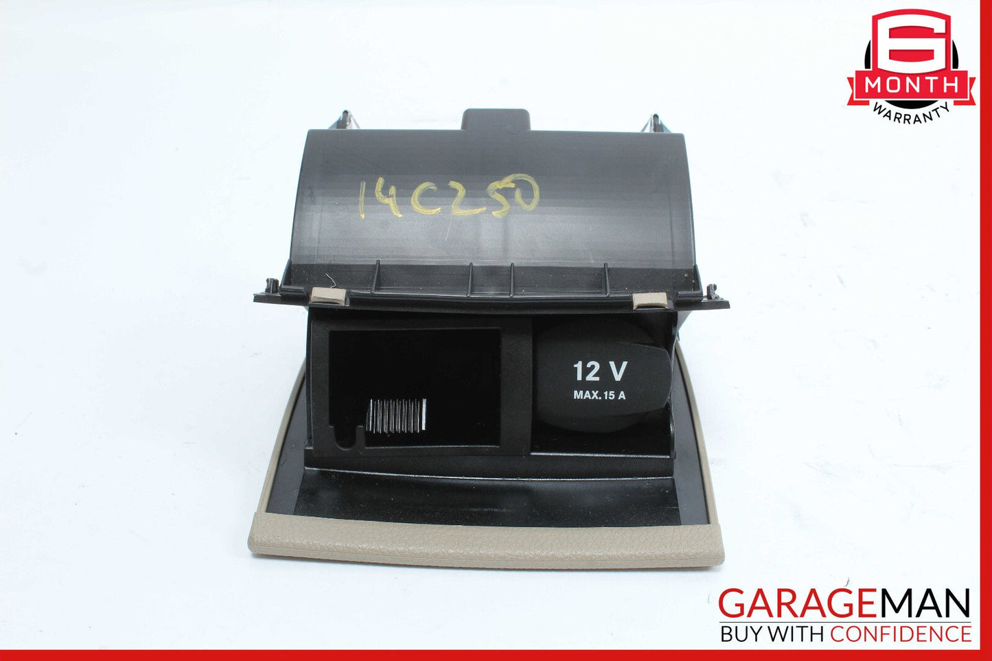 08-17 Mercedes W204 C250 E350 Center Console Ashtray Ash Tray Rear OEM
